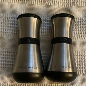 Cole & Mason Salt and Pepper Stainless Steel finish GRINDERS